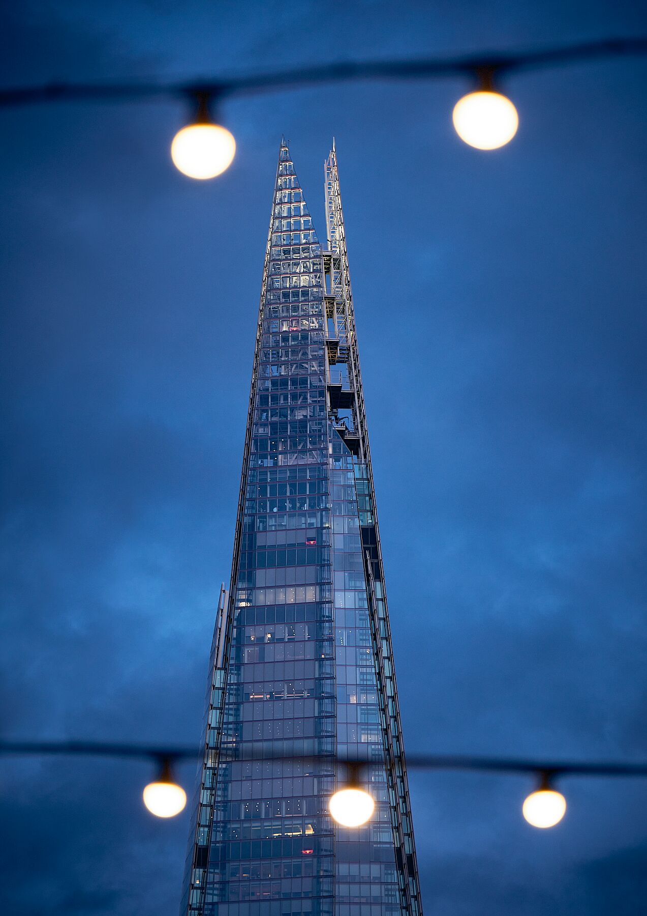 Azure Ascent - The Shard at Twilight fine art photography print by Boyan Georgiev