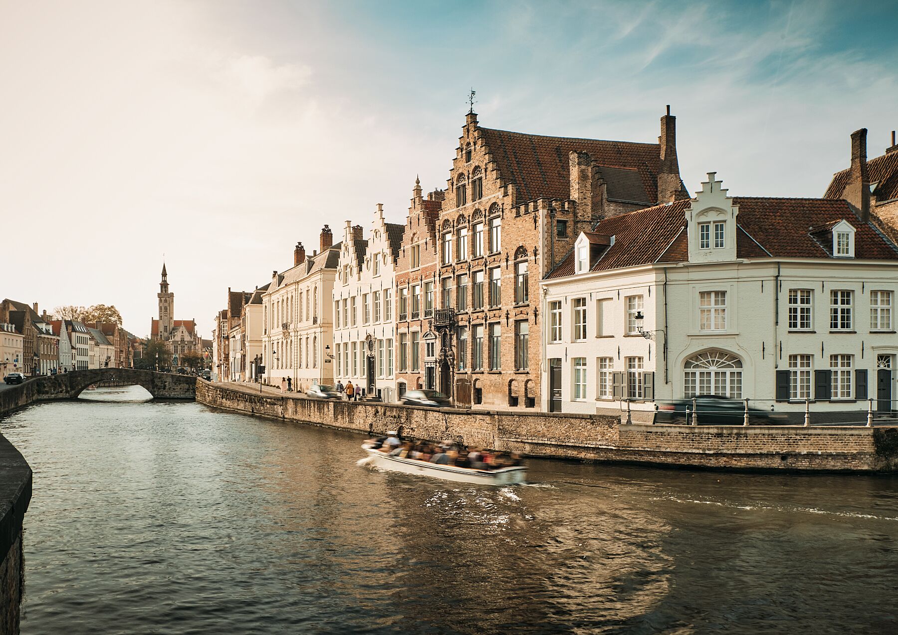 Canals of Bruges - Urban Photo Print fine art photography print by Boyan Georgiev