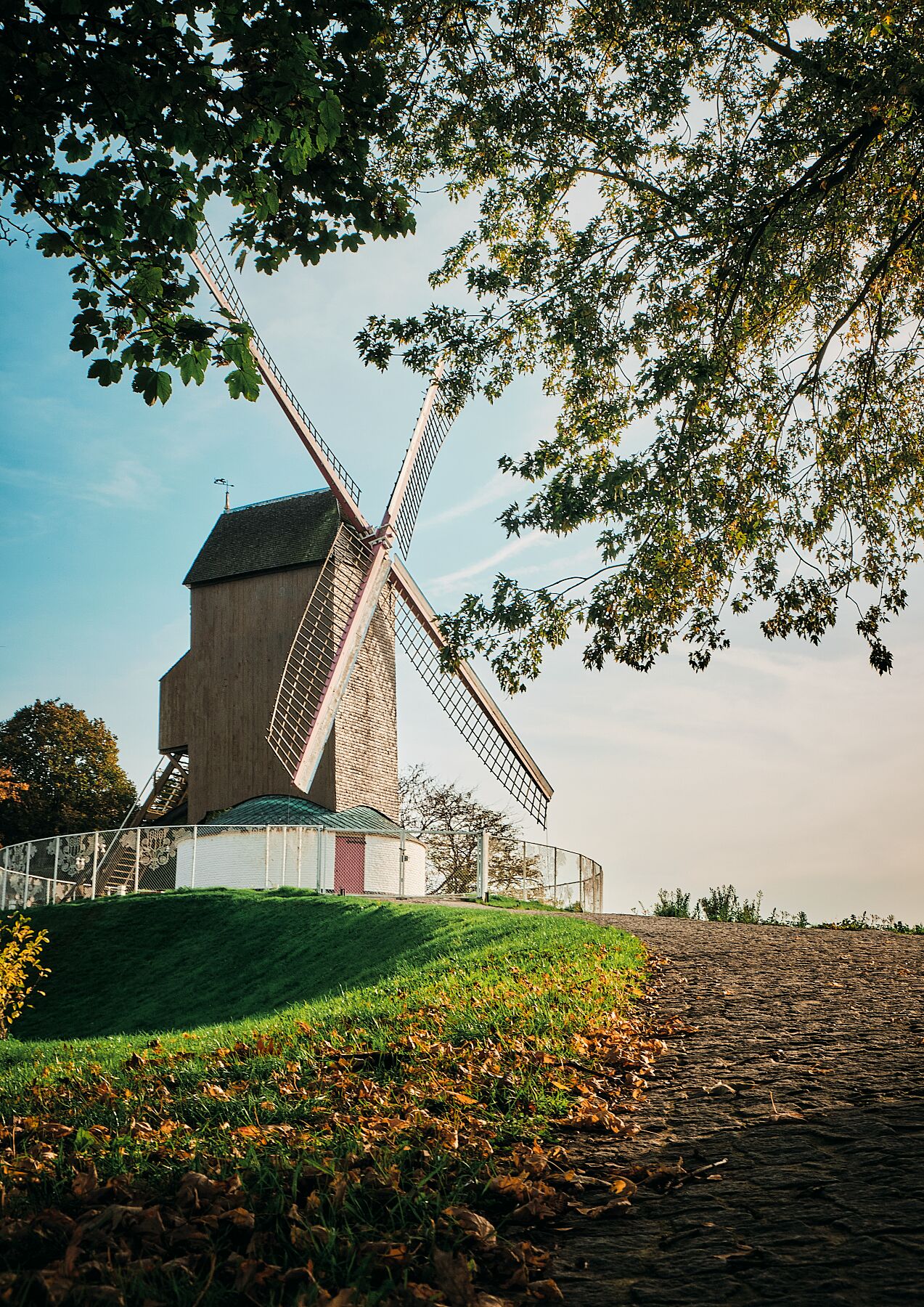 Windmill in Bruges - Classic Photo Print fine art photography print by Boyan Georgiev